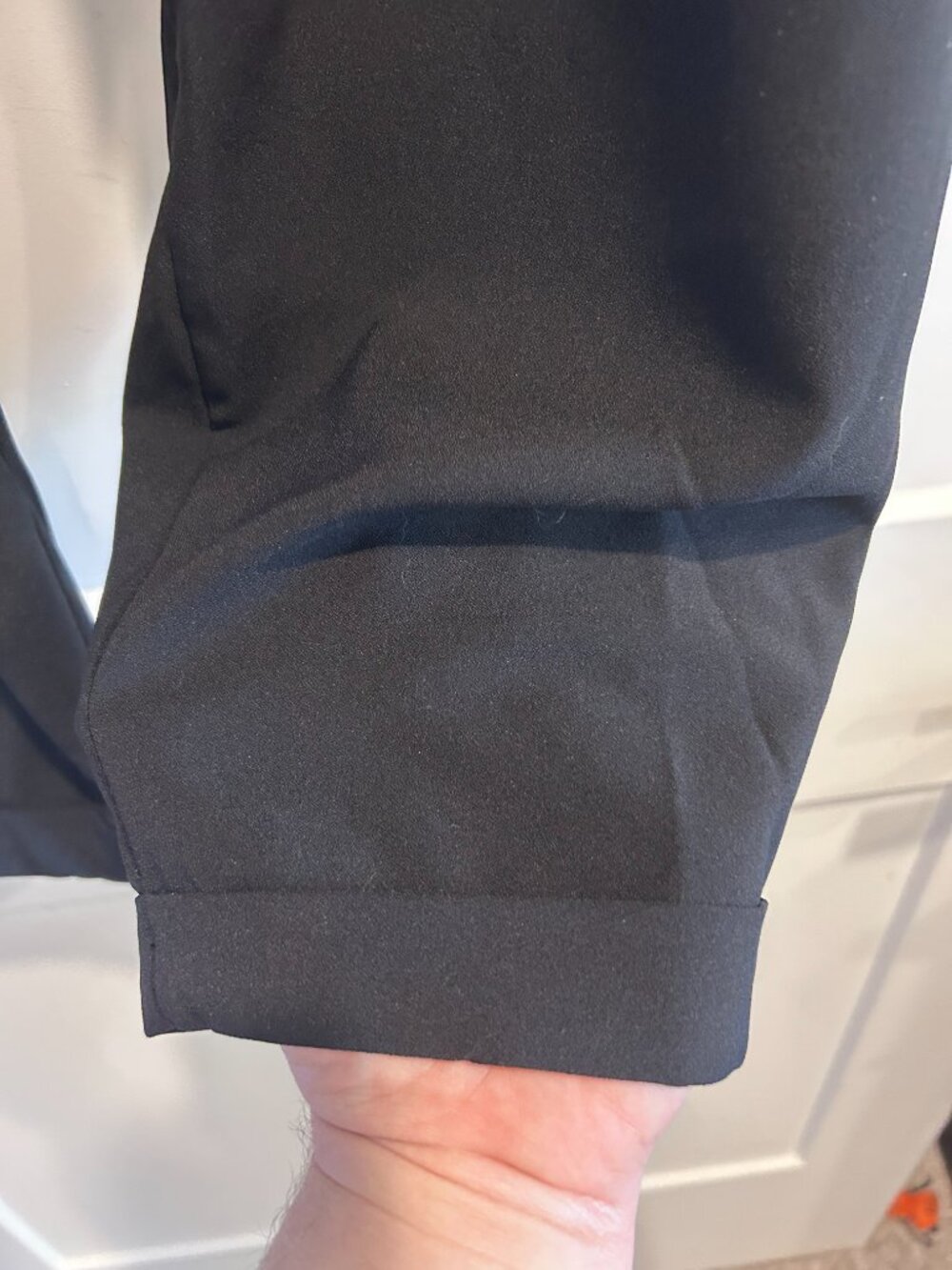 Studio by Torrid Size 3 3X Black Tie Waist Tapered Pull-On Work Pants - Picture 3 of 3